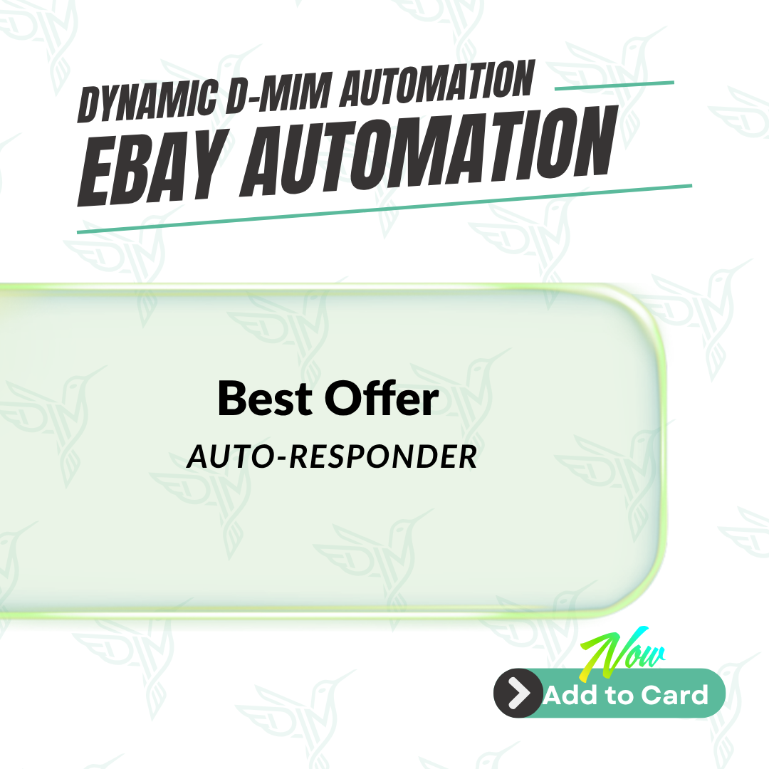 eBay Best Offer Auto-Responder automation product image