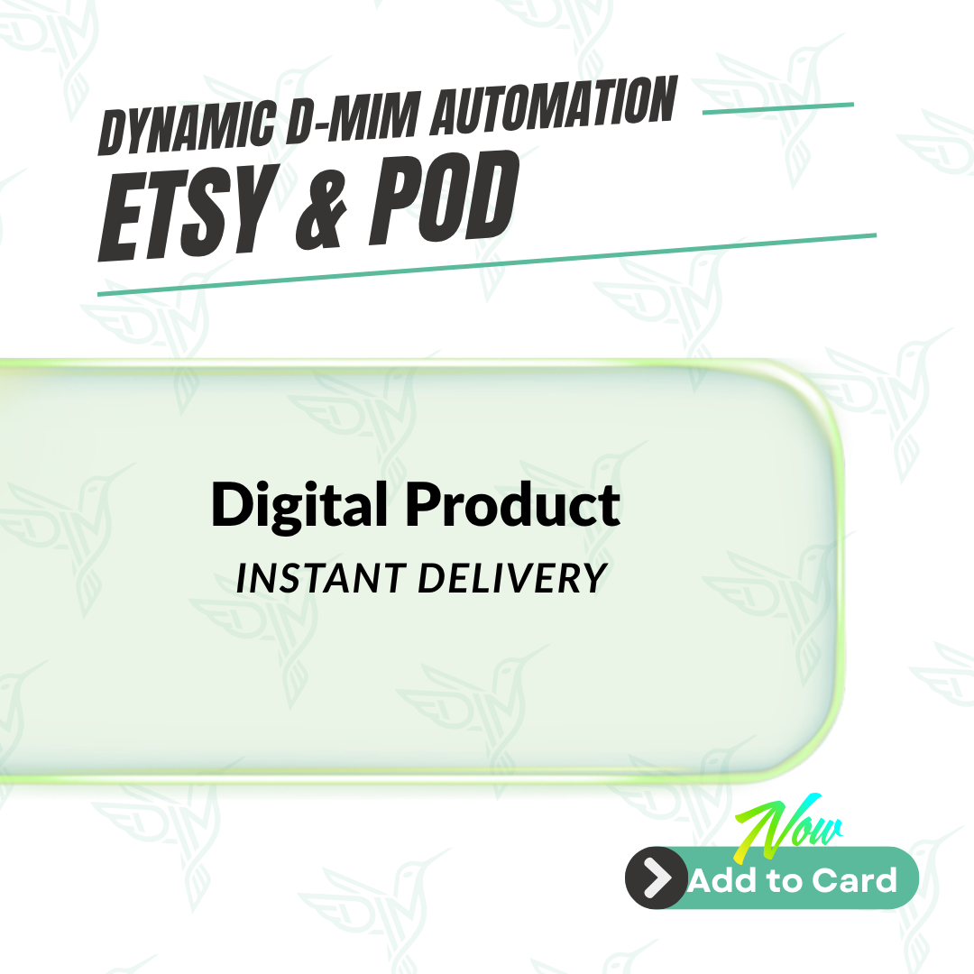 Etsy Digital Product Instant Delivery product image