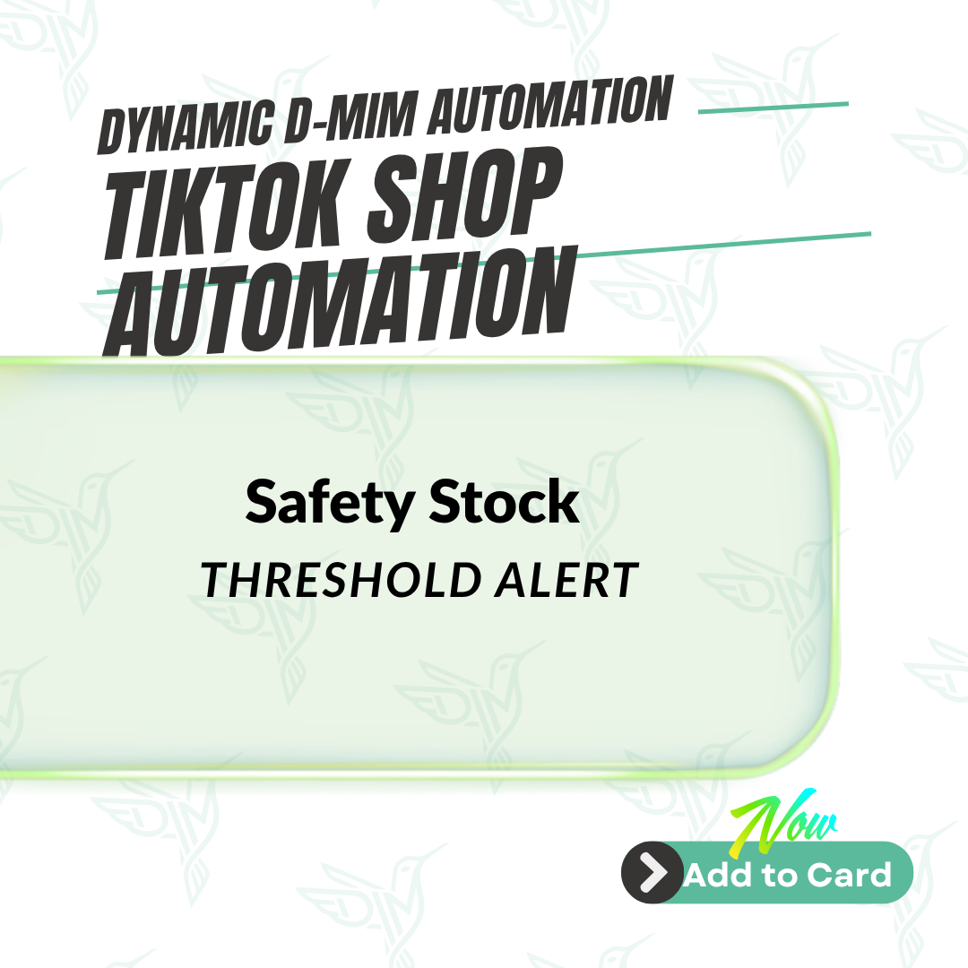Safety Stock Threshold Alert