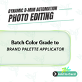 Batch Color Grade to Brand Palette Applicator