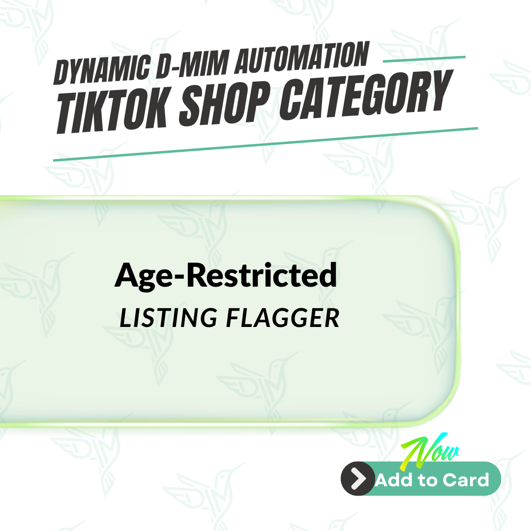 Age-Restricted Listing Flagger - TikTok Shop Automation product image