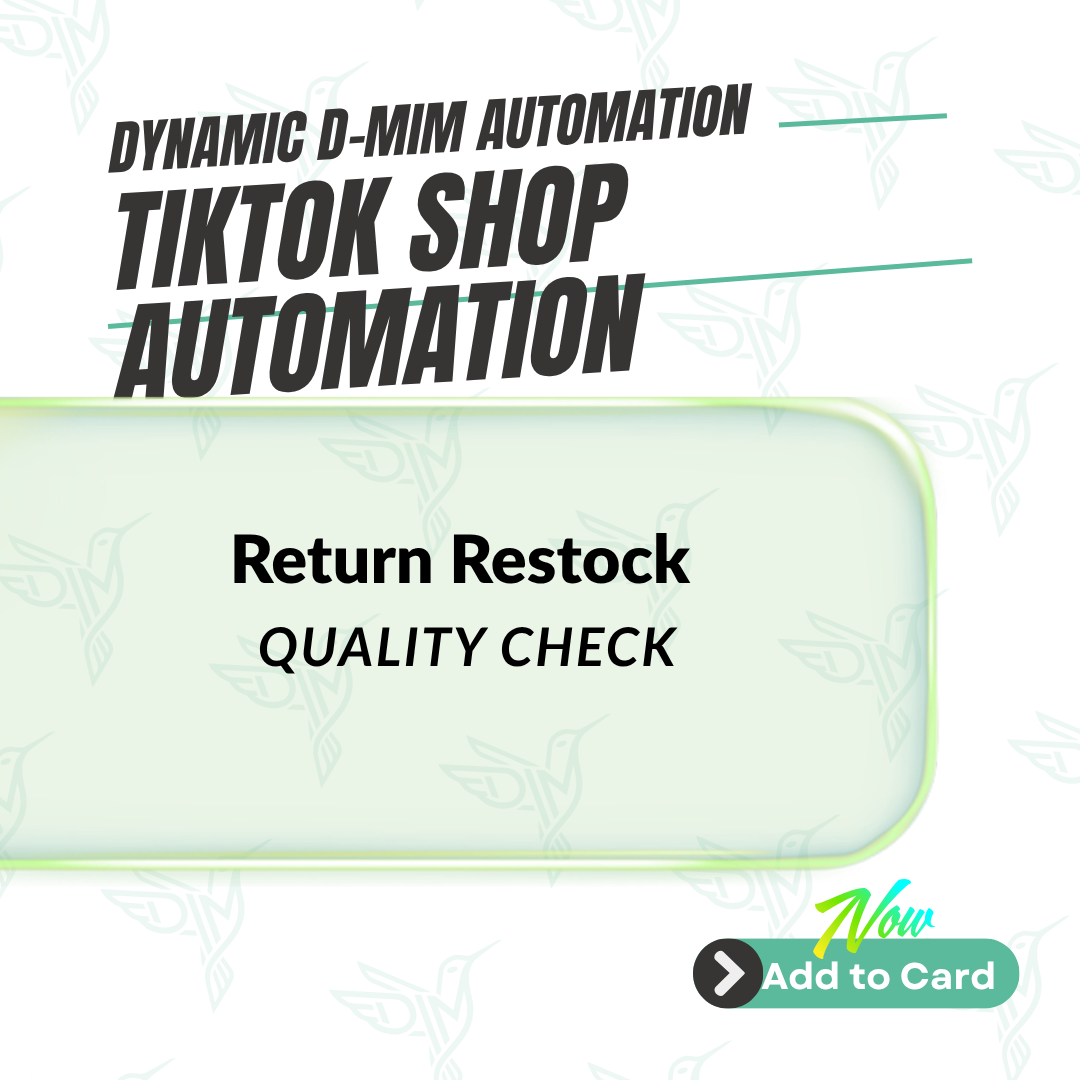 Return Restock Quality Check
