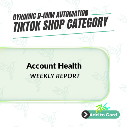 Account Health Weekly Report - TikTok Shop Automation product image