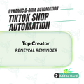 Top Creator Renewal Reminder