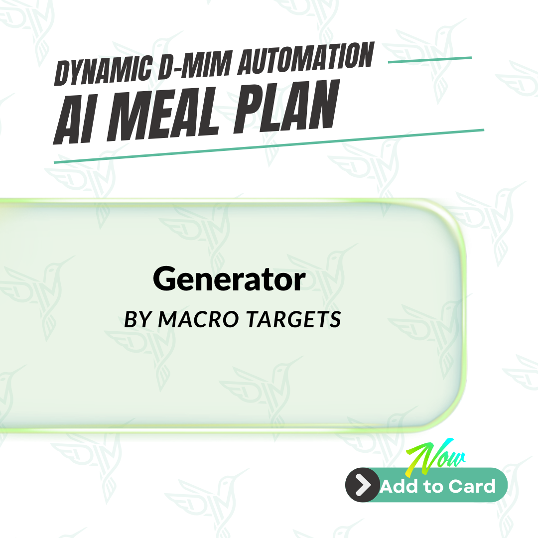 AI Meal Plan Generator by Macro Targets