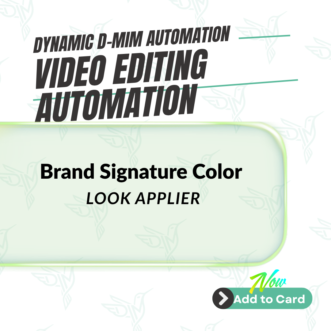 Brand Signature Color Look Applier