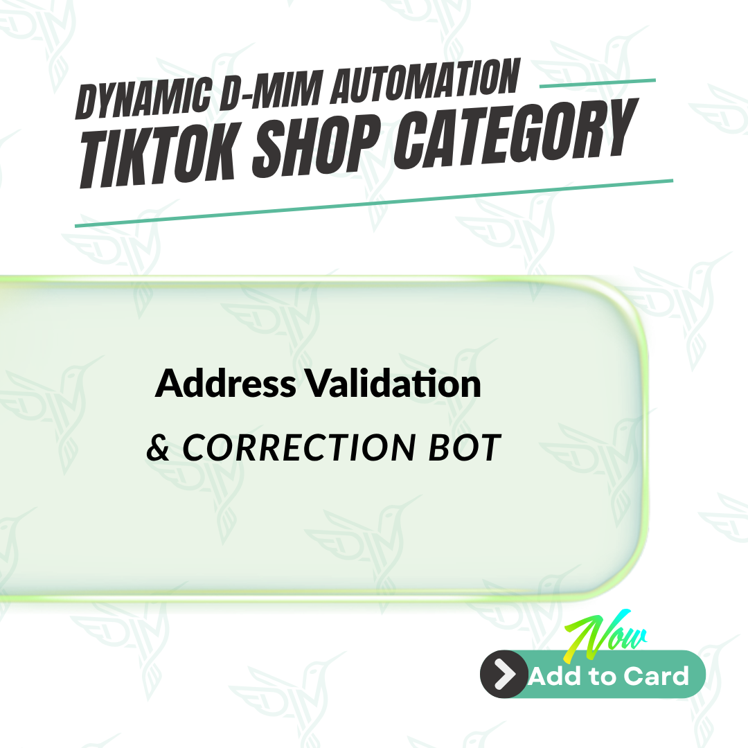 Address Validation & Correction Bot - TikTok Shop Automation product image
