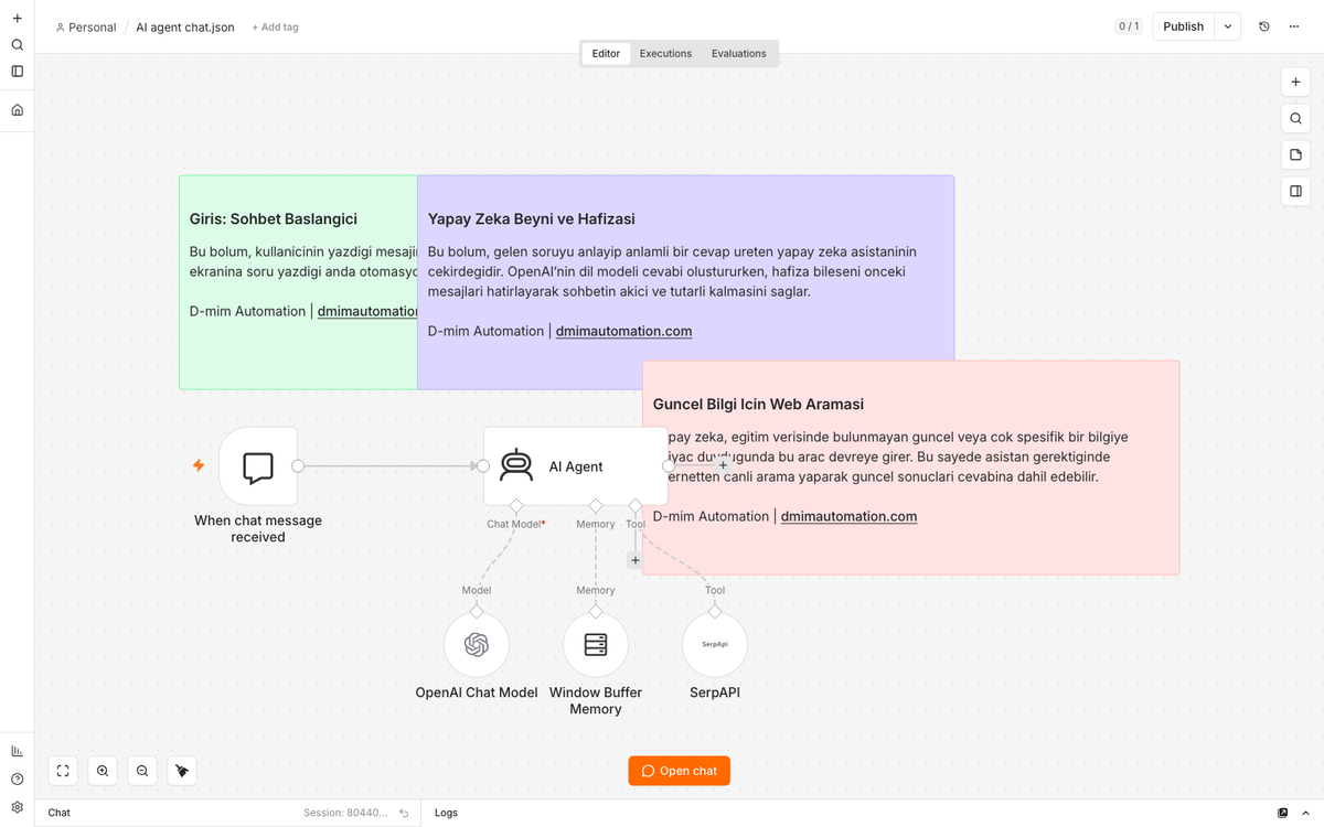 Simple AI Chat Agent with Web Search (SerpAPI)