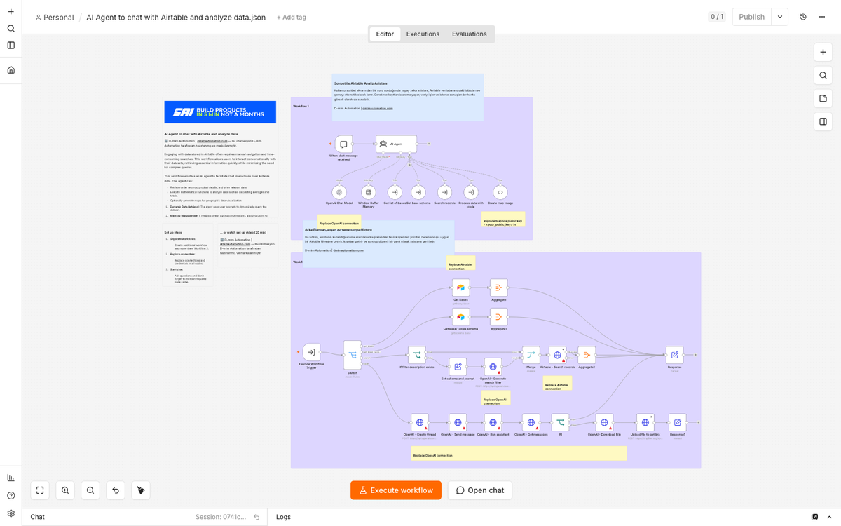 AI Airtable Data Analyst Chatbot