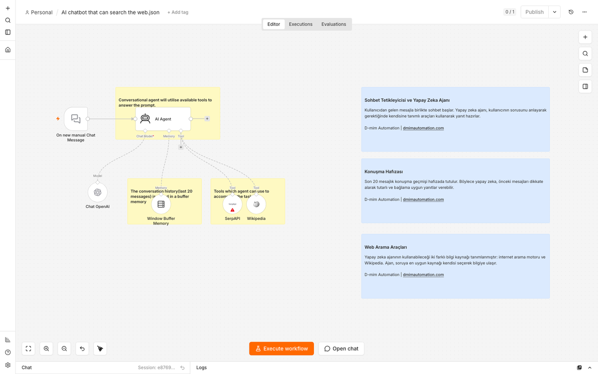 AI Chatbot with Web Search (SerpAPI & Wikipedia)