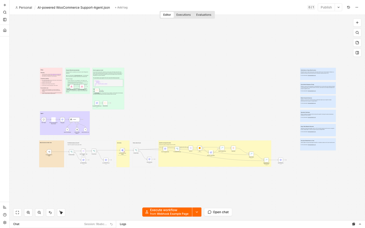 AI WooCommerce Support Agent for Order & Shipping Queries