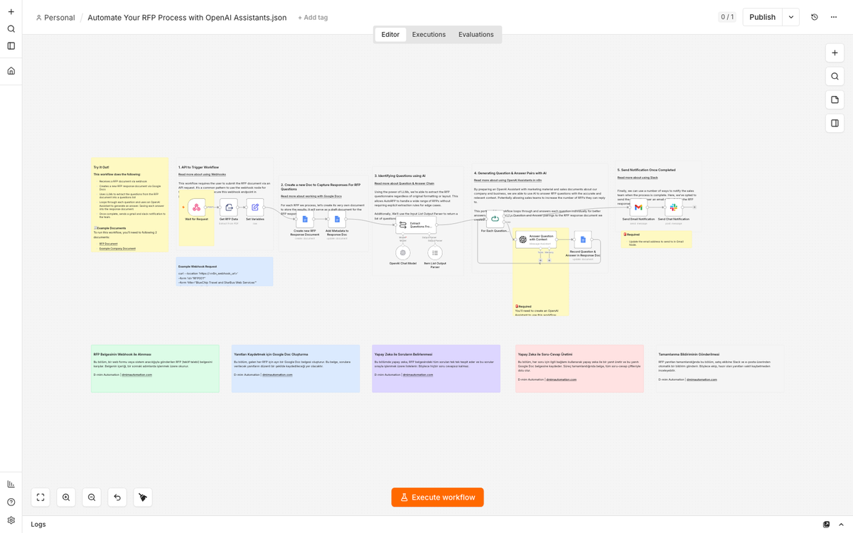 AI RFP Response Assistant with OpenAI and Google Docs
