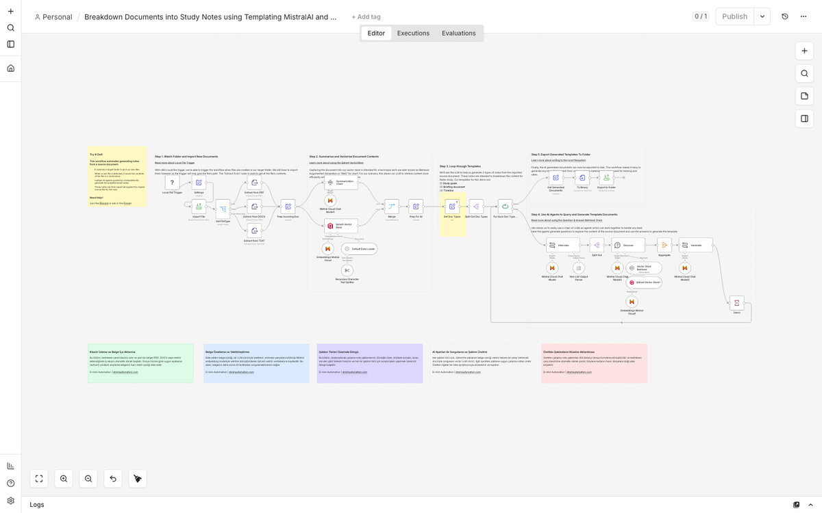 AI Study Notes Generator with Mistral and Qdrant