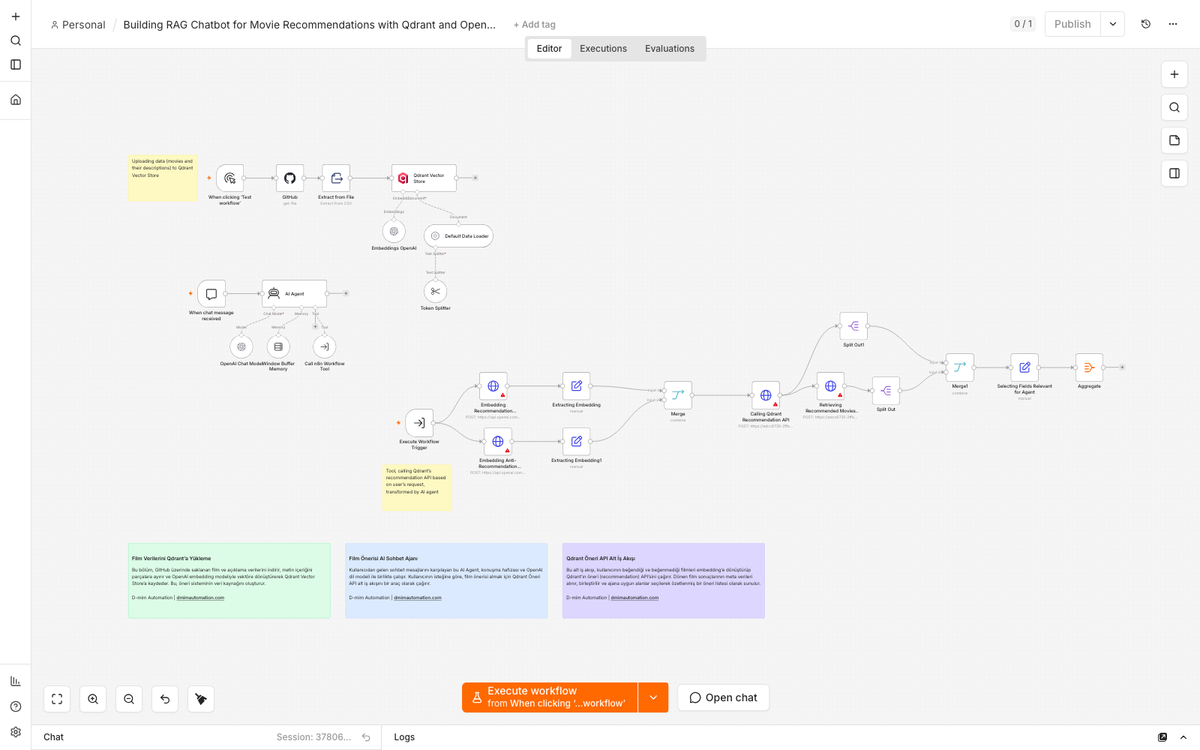 RAG Movie Recommendation Chatbot with Qdrant & OpenAI