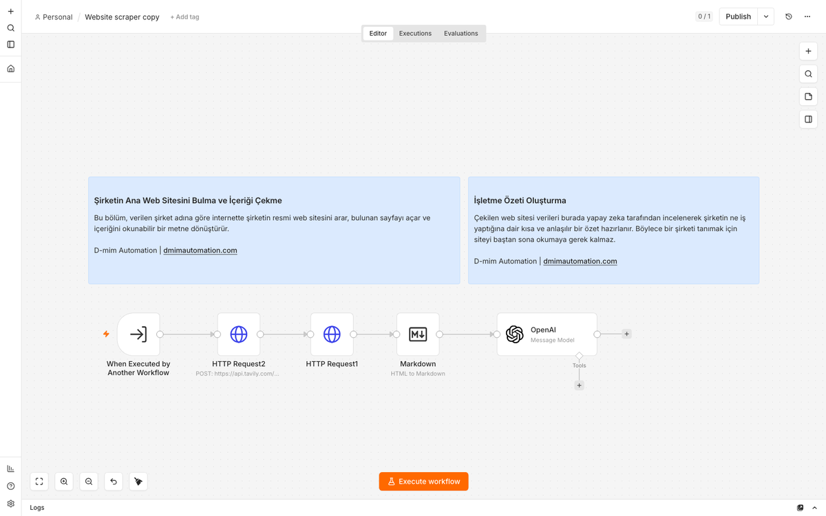 AI Company Website Finder & Business Summary Generator