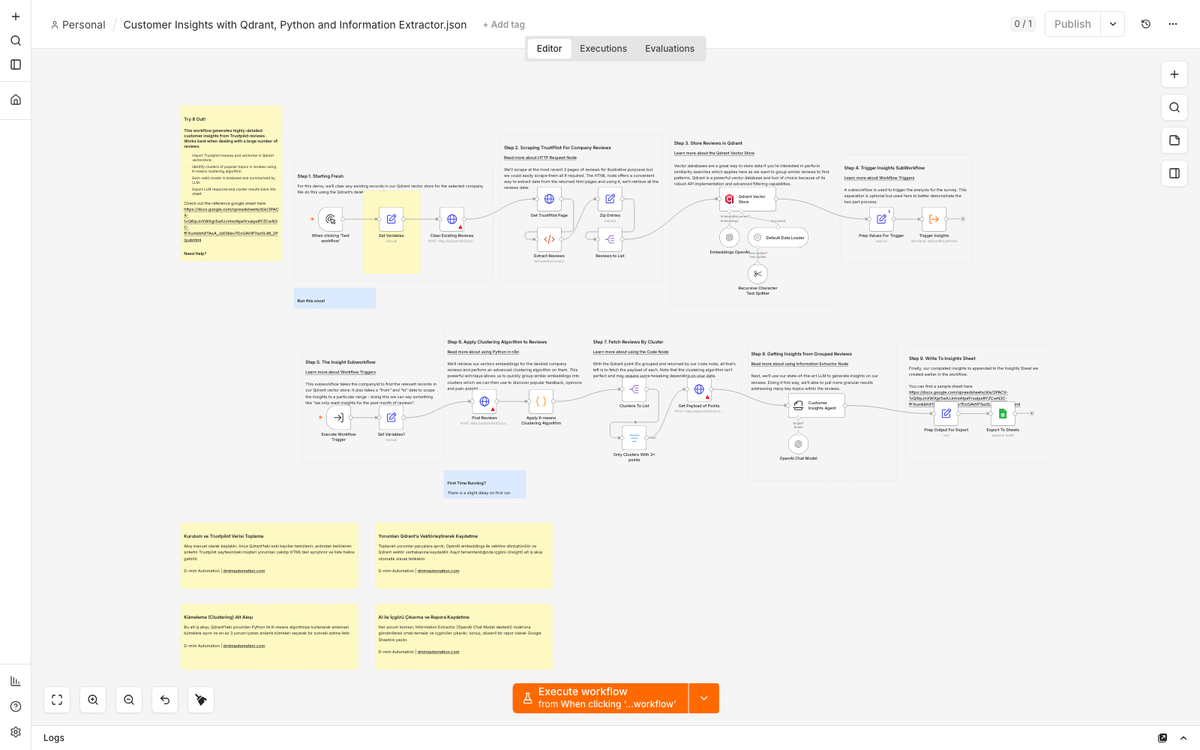 Trustpilot Review Insights with Qdrant & Python