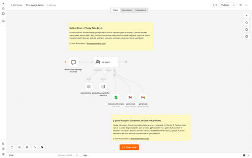 AI Agent Demo: Gmail & Google Sheets Contacts
