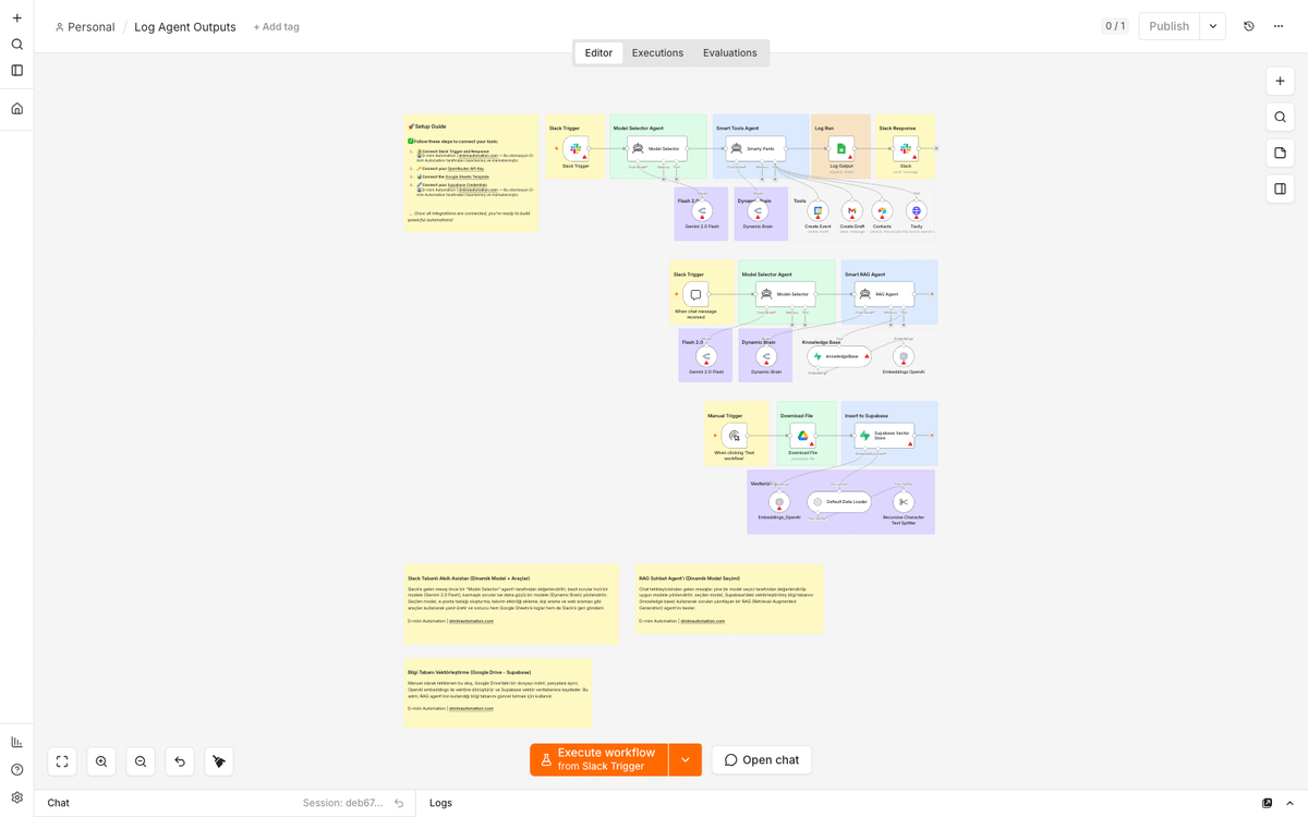 Dynamic AI Assistant with Gmail, Calendar & RAG