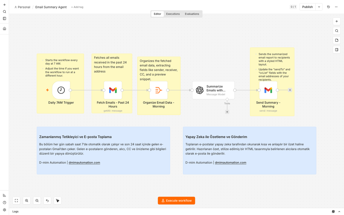 Daily Gmail Summary Agent with OpenAI