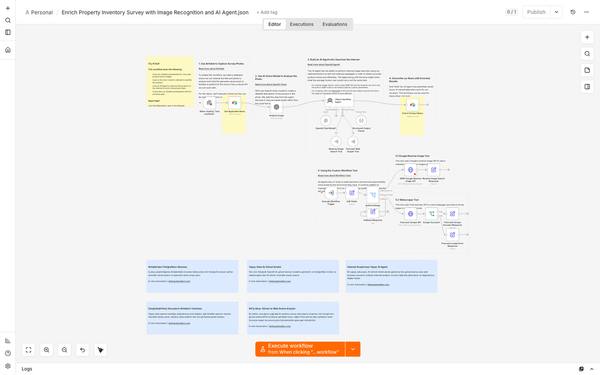 AI Image Recognition for Property Inventory in Airtable