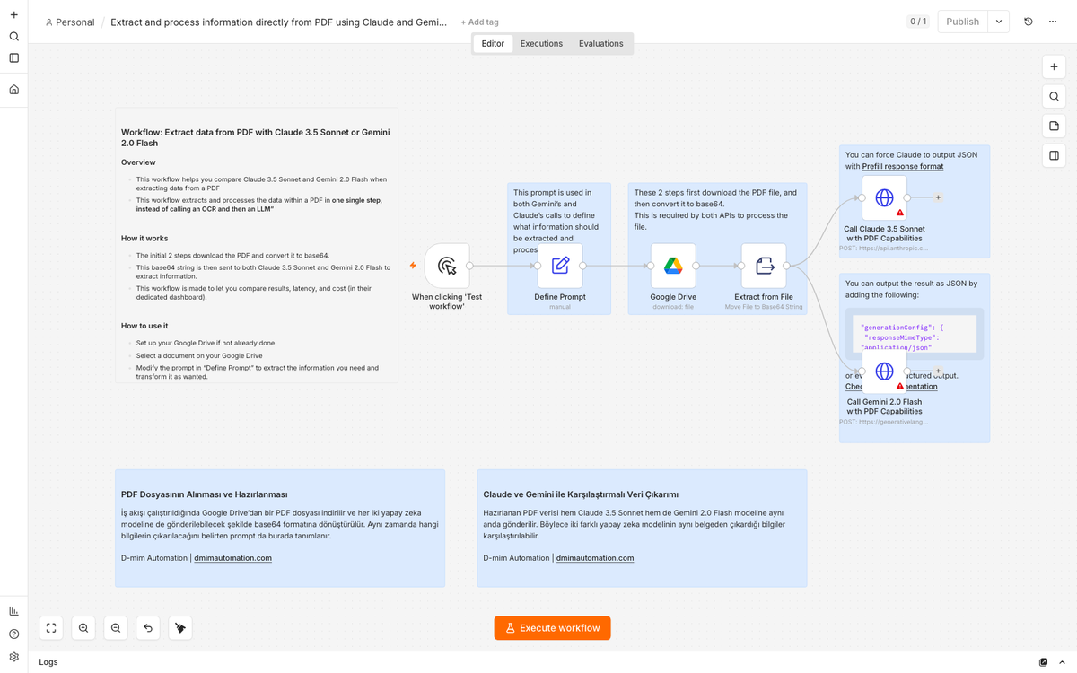 PDF Data Extraction Compared with Claude & Gemini AI