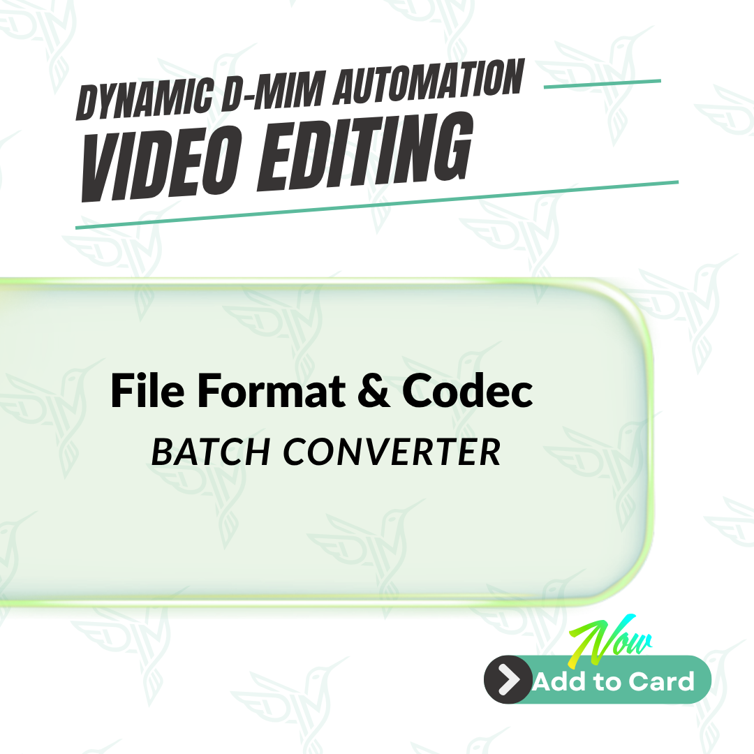 File Format & Codec Batch Converter