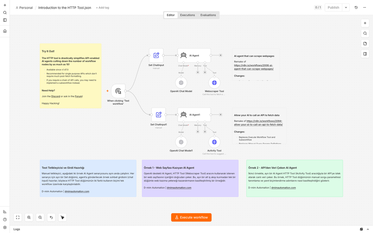 n8n HTTP Tool Tutorial: Build AI Agents with API & Scraping Tools