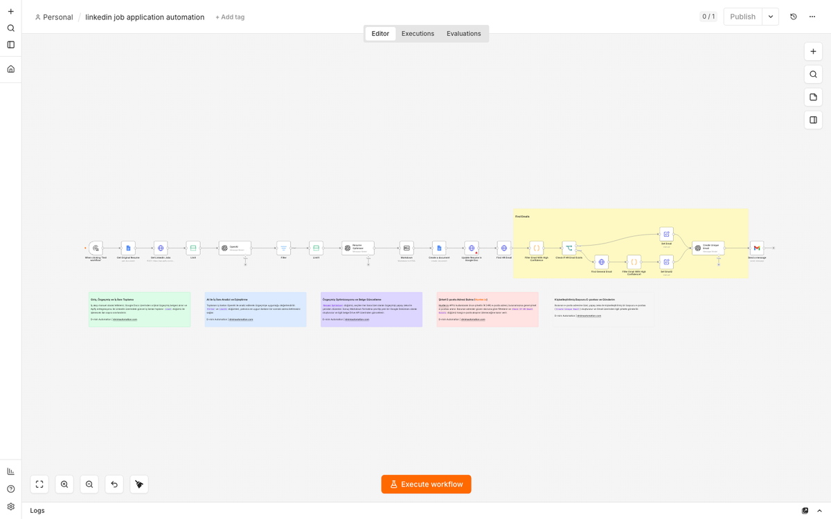 AI Job Application Automation with LinkedIn & Gmail