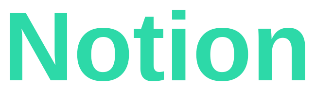Notion logo - marquee
