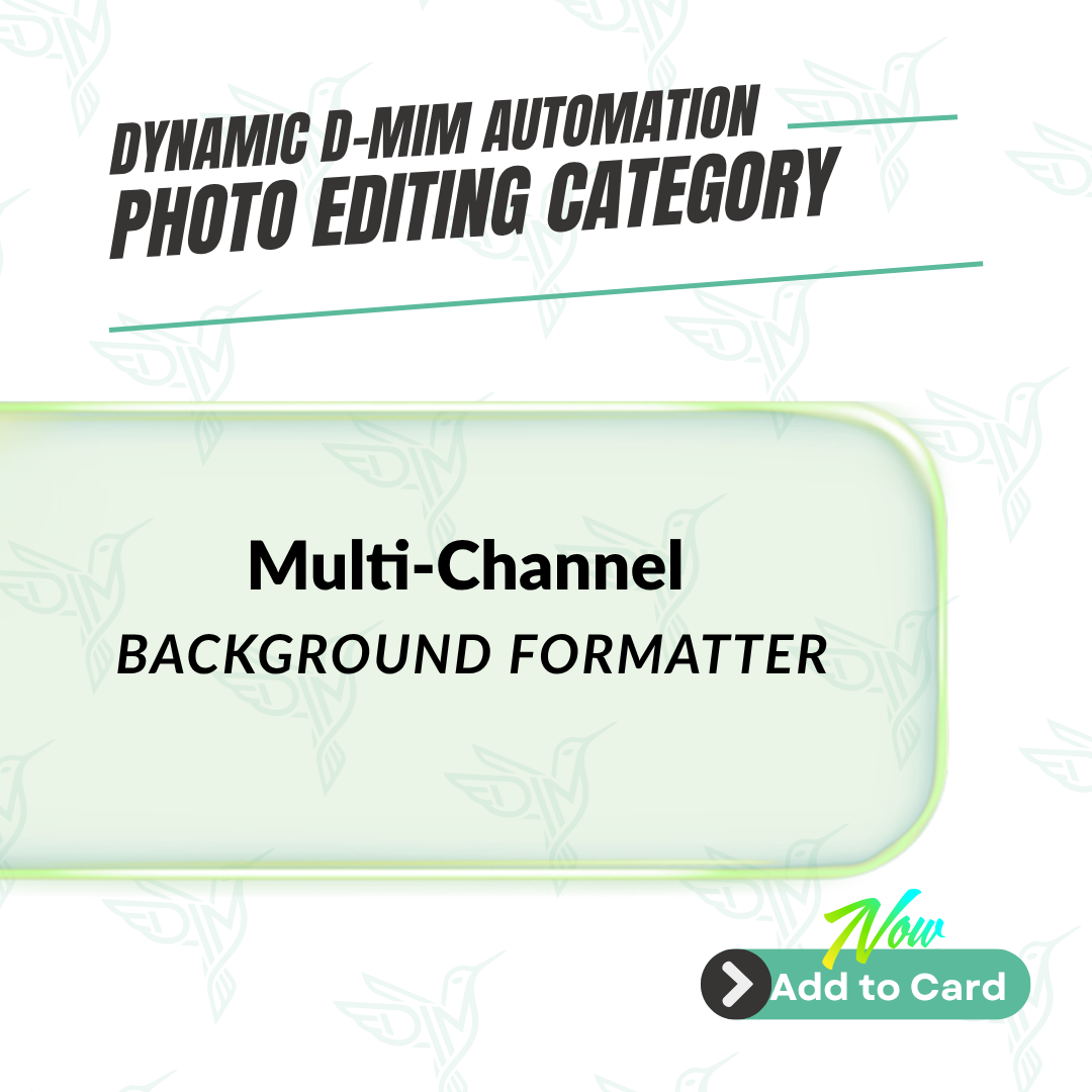Batch Background Removal with Multi-Channel Sizing