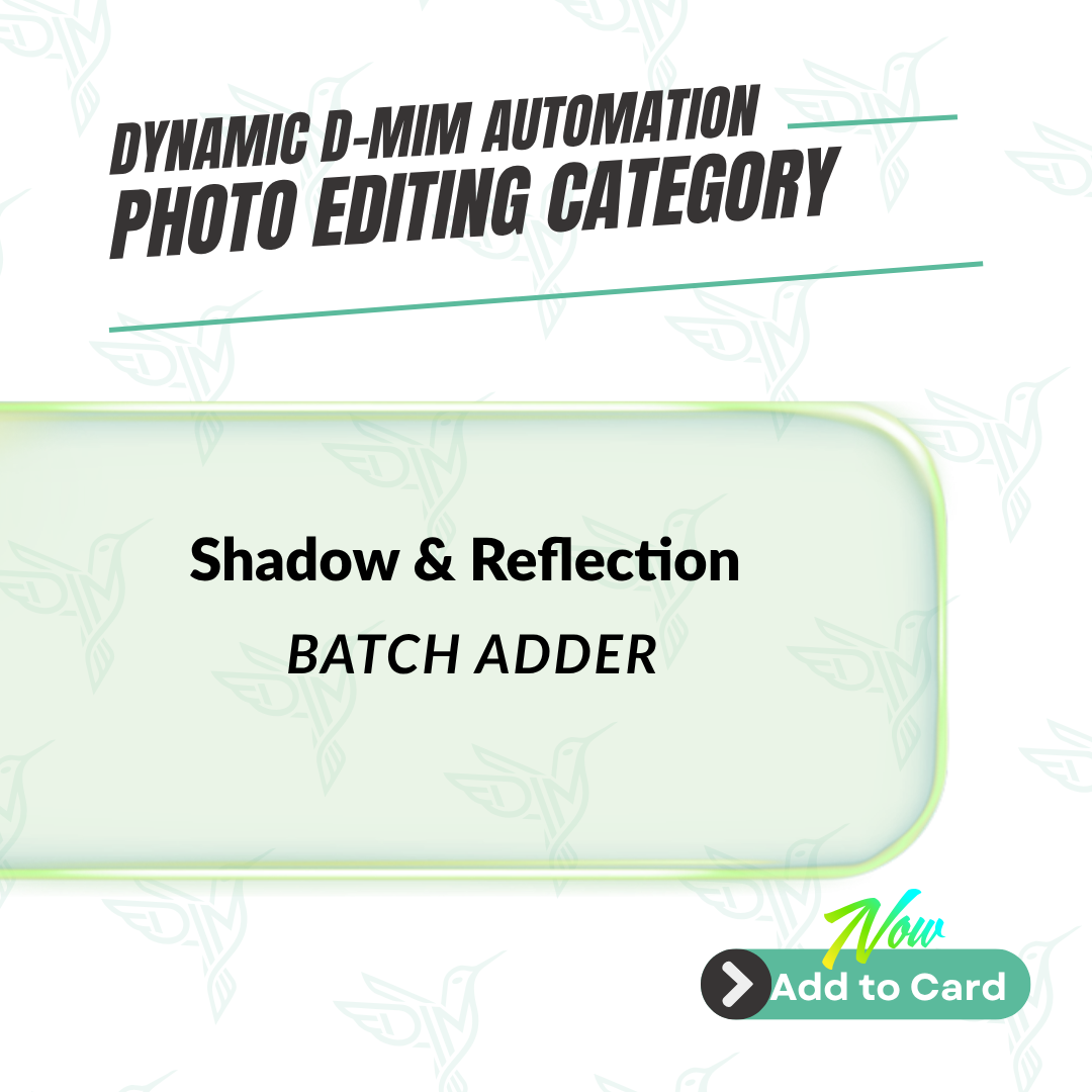 Batch Ground Shadow & Reflection Adder