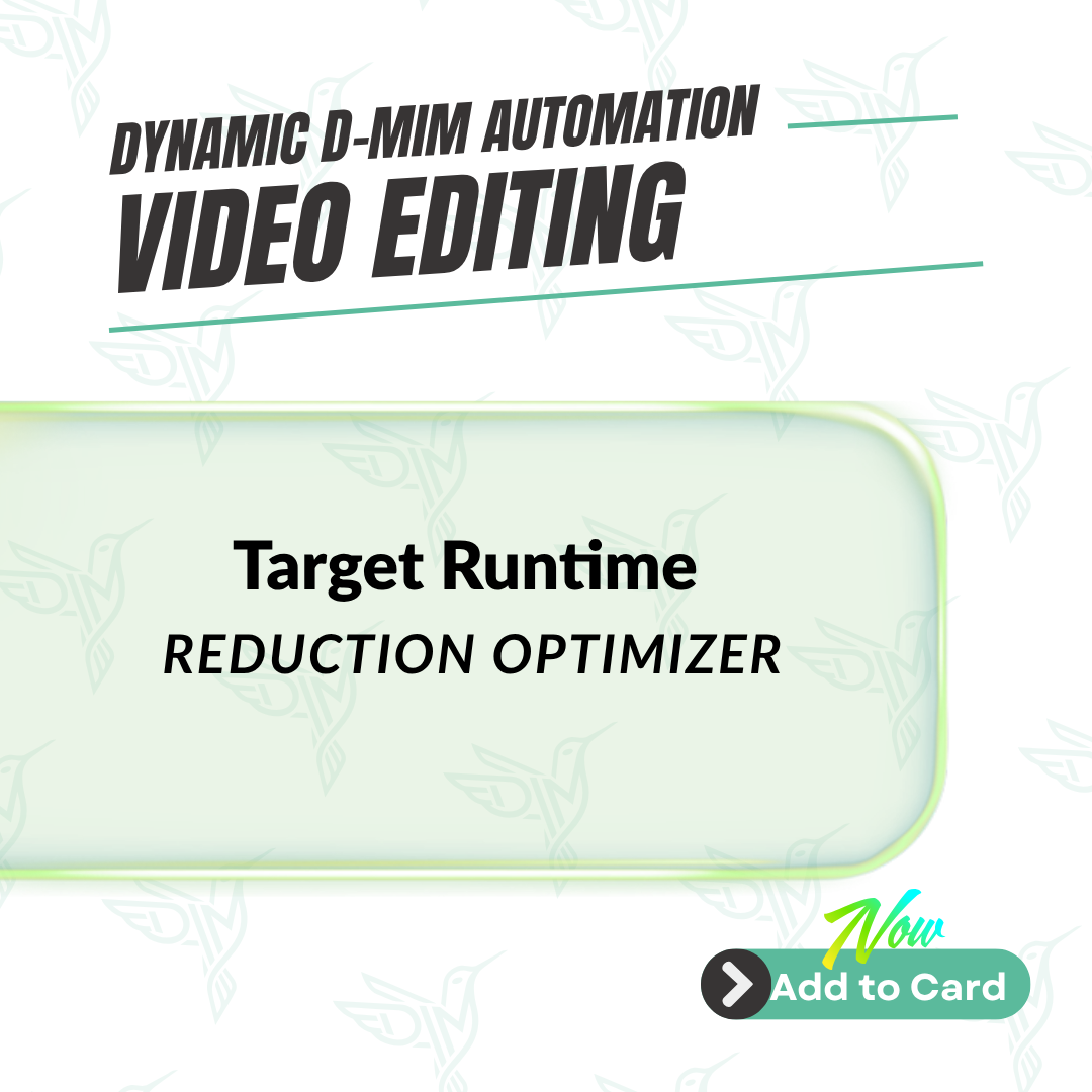 Target Runtime Reduction Optimizer - Video Editing n8n workflow