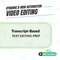 Transcript-Based Text Editing Interface Prep - Video Editing n8n workflow