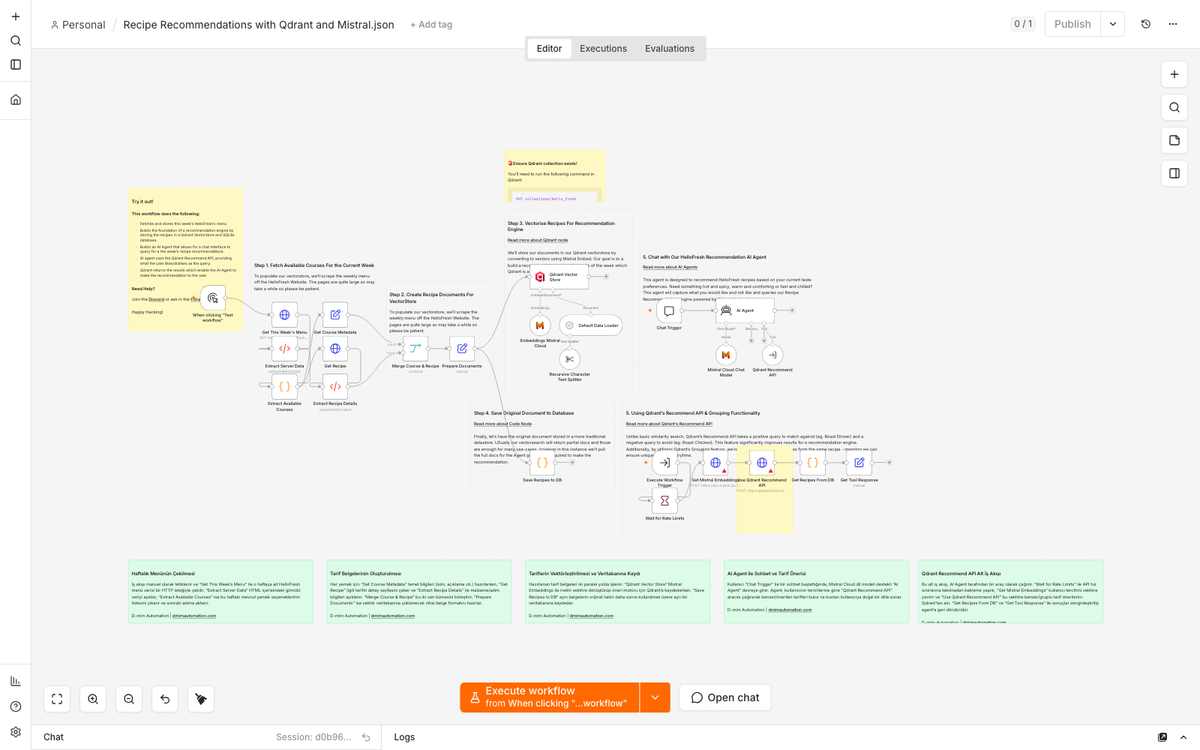AI Recipe Recommendation Chatbot with Qdrant and Mistral