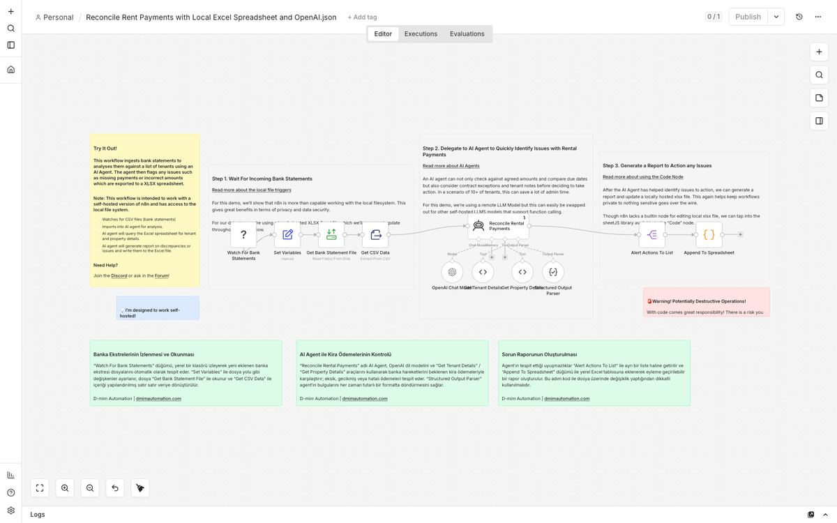 AI Rent Payment Reconciliation with Excel and OpenAI