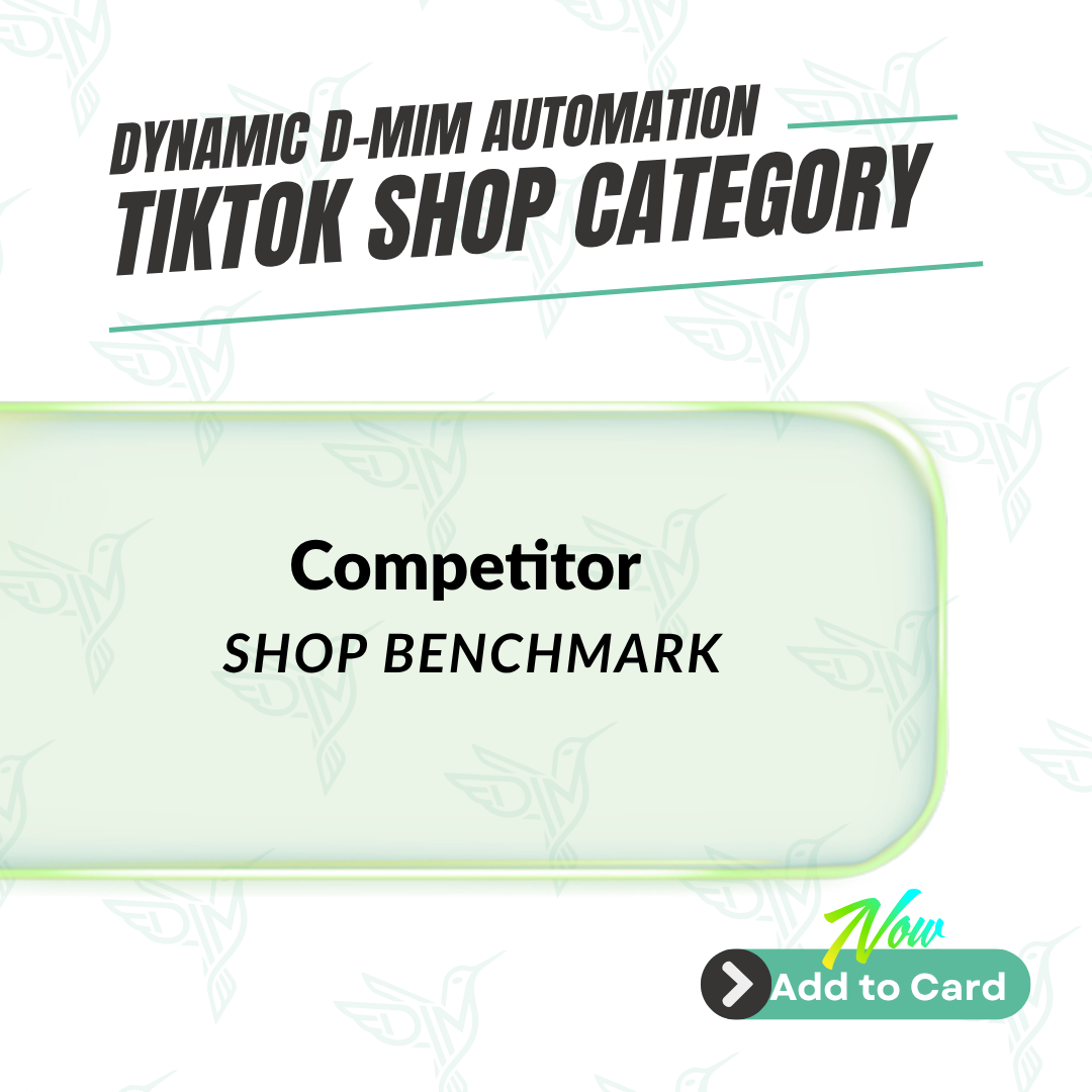 Competitor Shop Benchmark - TikTok Shop Automation