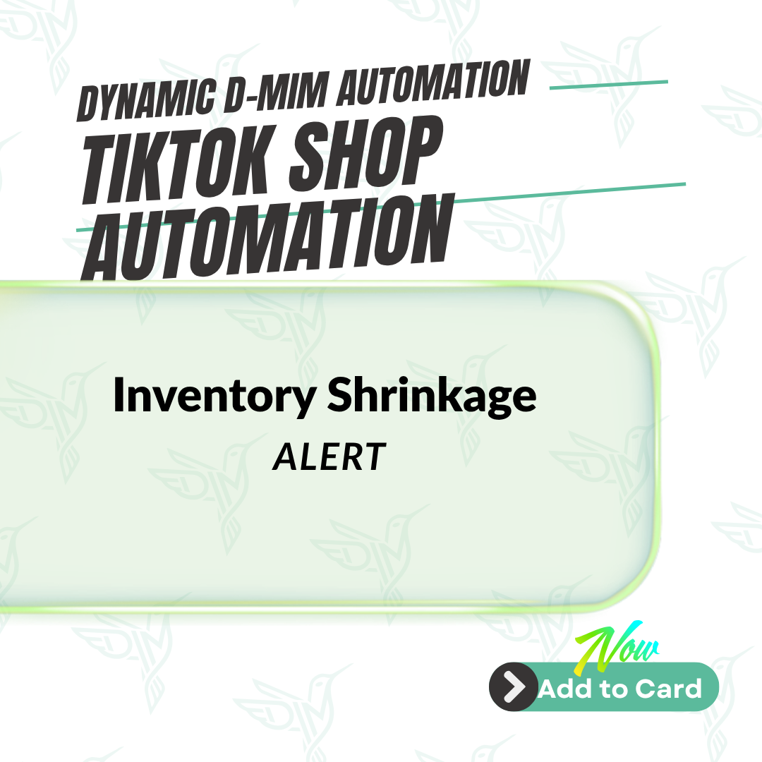 Inventory Shrinkage Alert