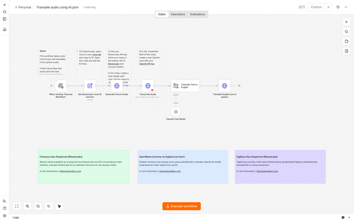 AI Audio Translation Pipeline with ElevenLabs