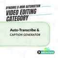 Auto-Transcribe & Burned-In Caption Generator product image